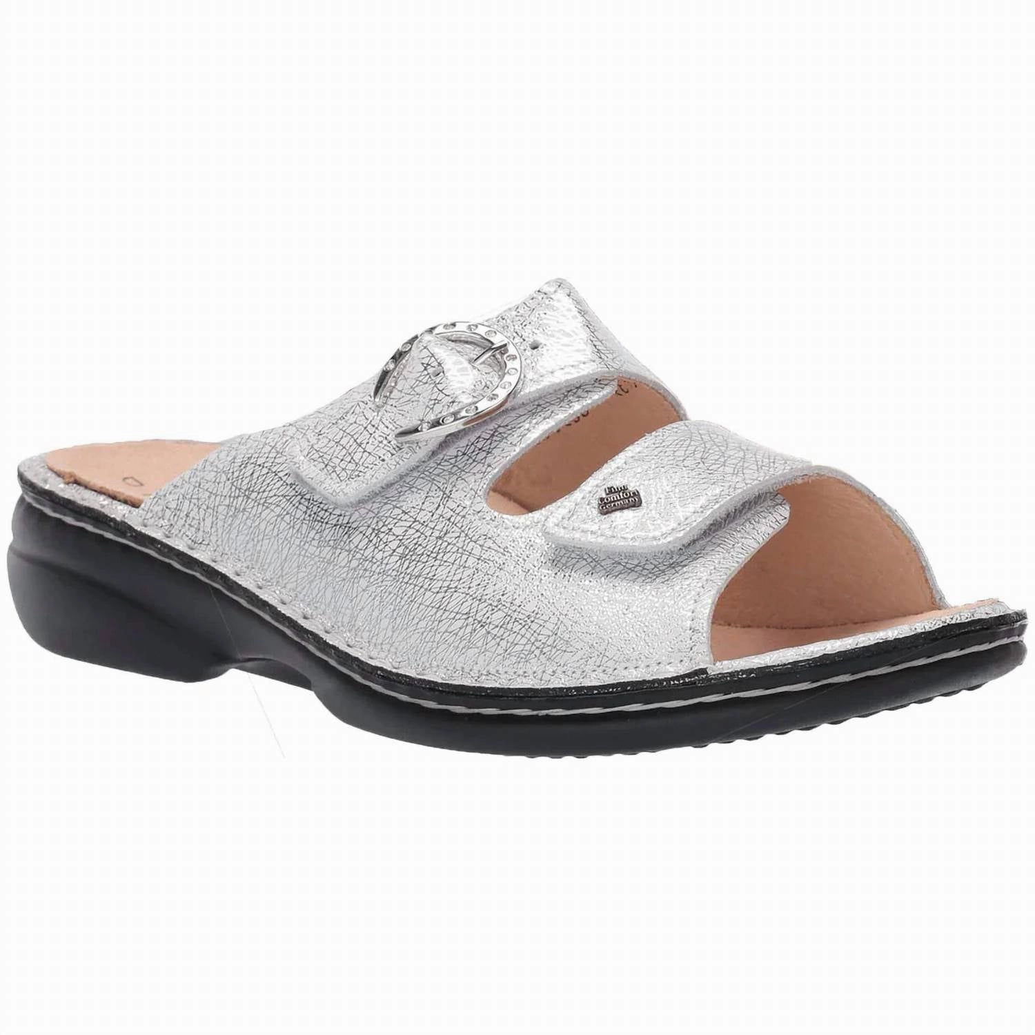 Women's Mumbai Leather Sandal In Argento