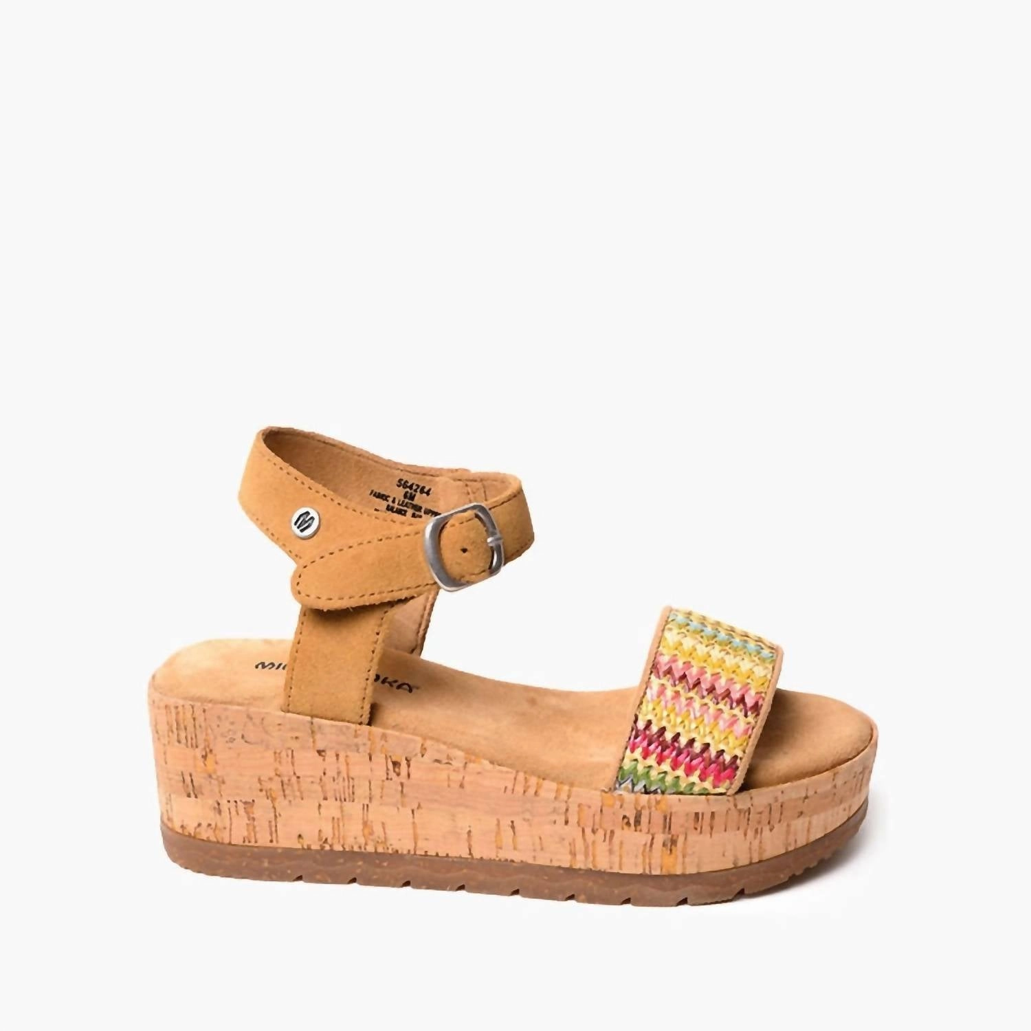 Women's Patrice Wedge Sandals In Tan Multi