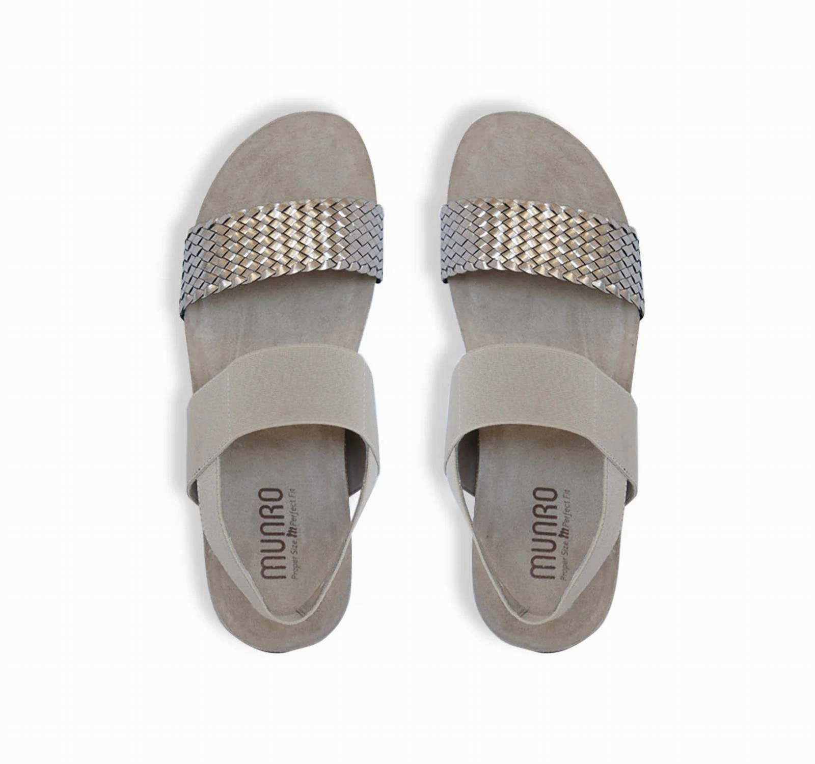 Women's Pisces Sandal In Grey Woven