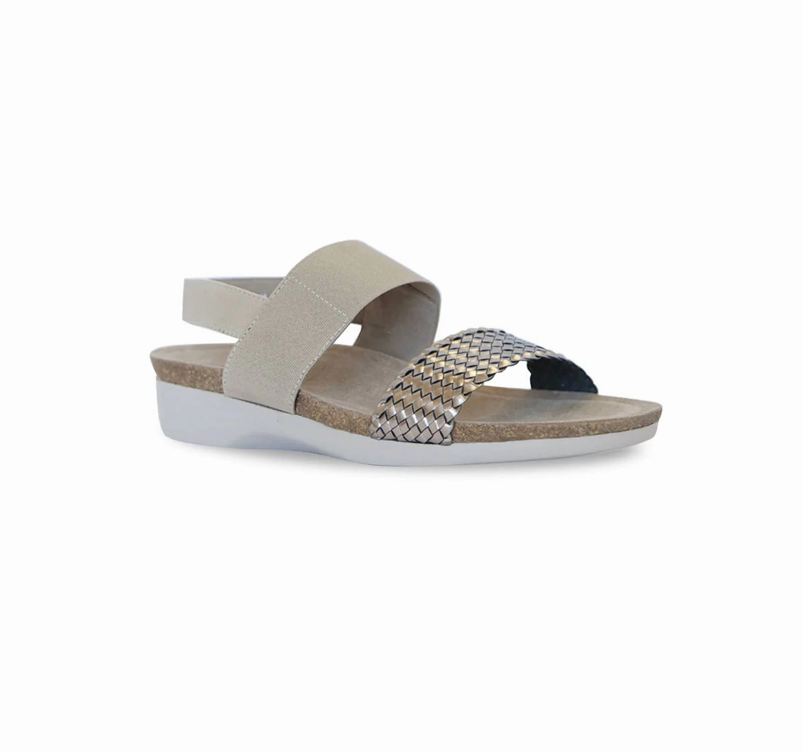 Women's Pisces Sandal In Grey Woven