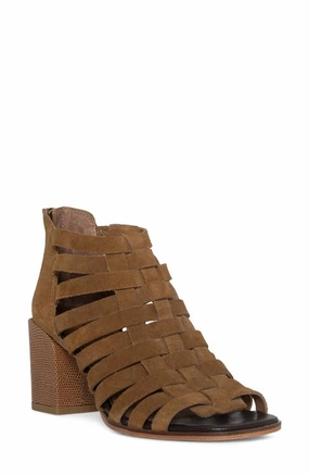 Women's Pixie Heeled Sandal In Saddle