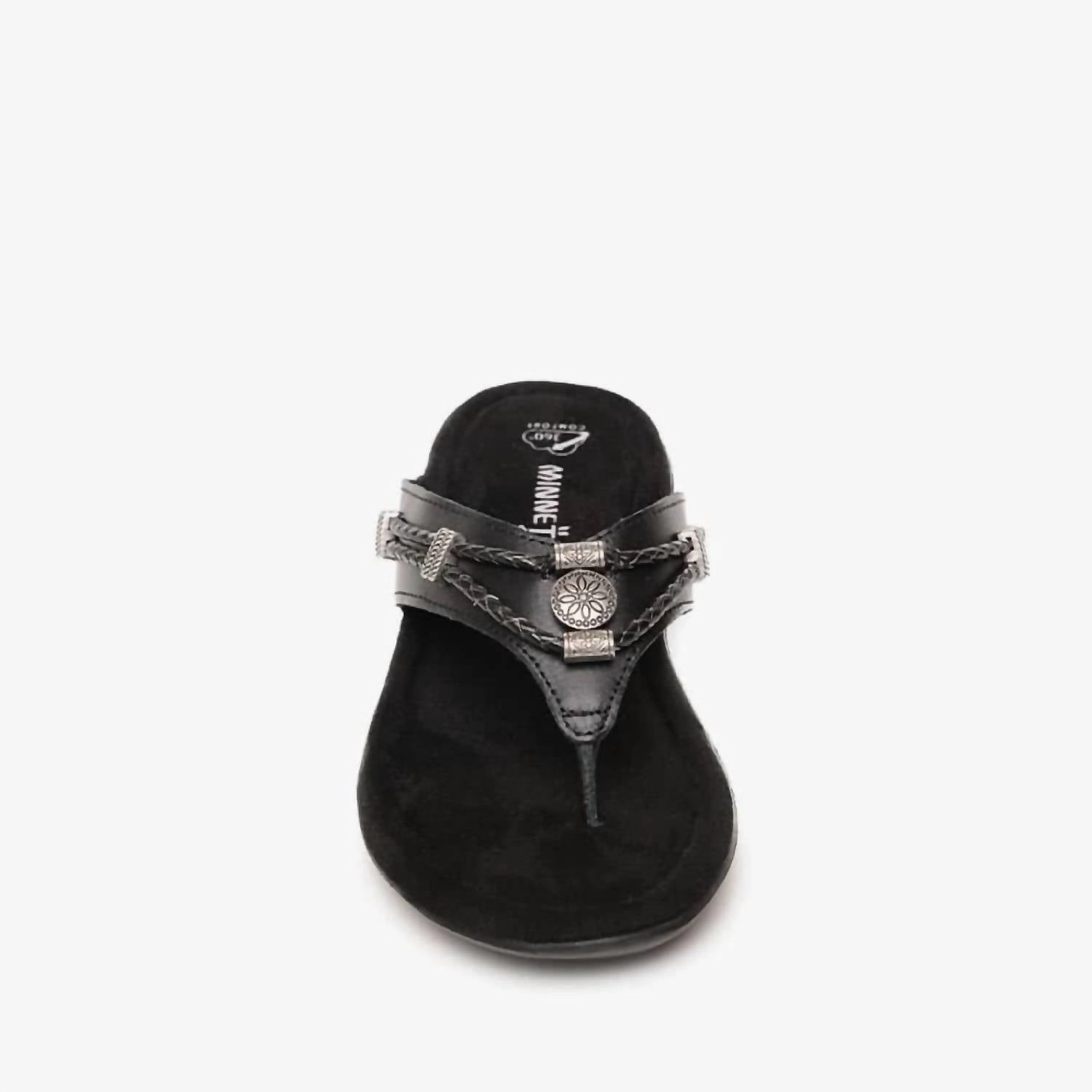 Women's Silverthorn 360 Toe Post Sandal In Black