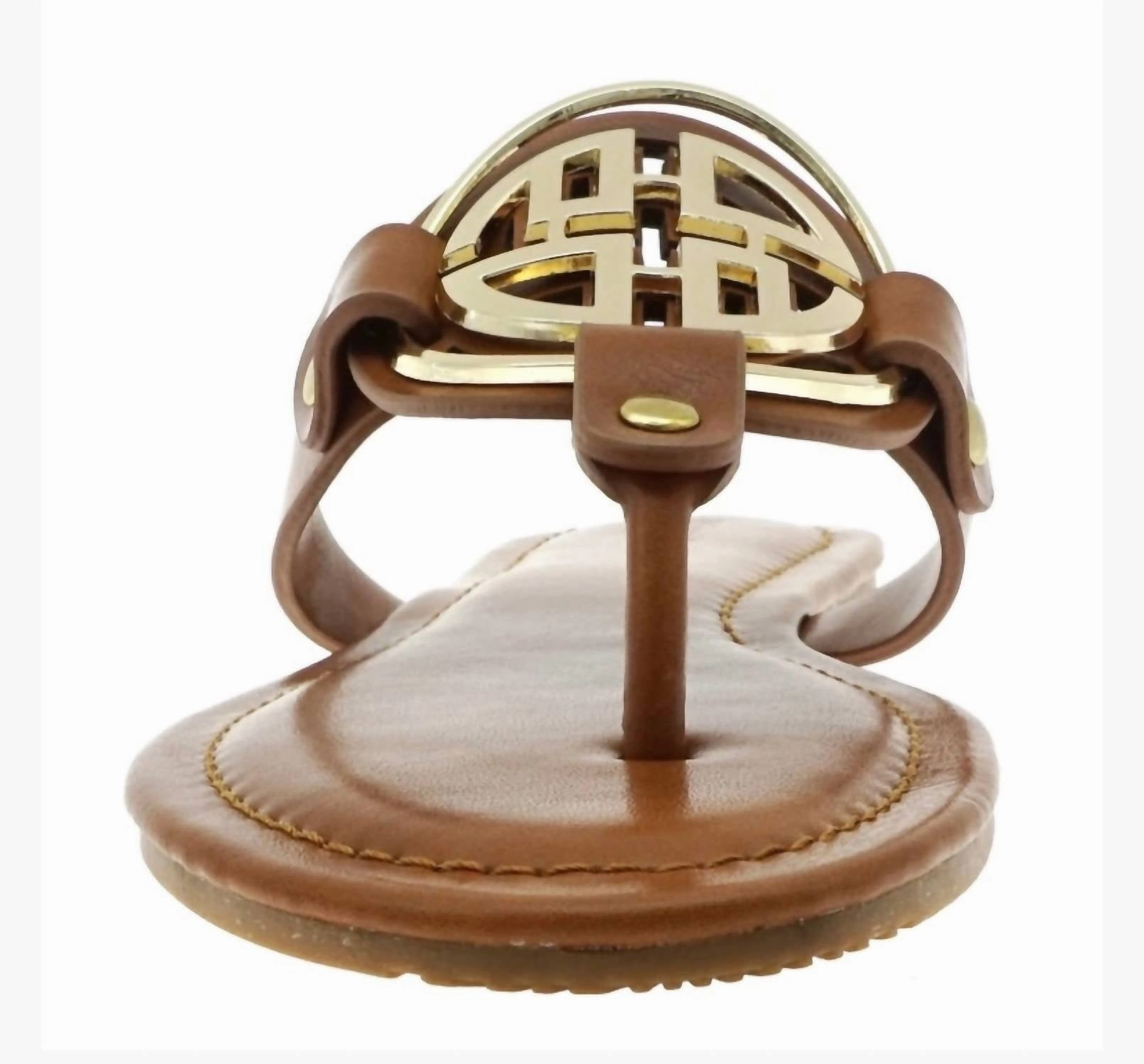 Women's Slip On Sandals In Tan