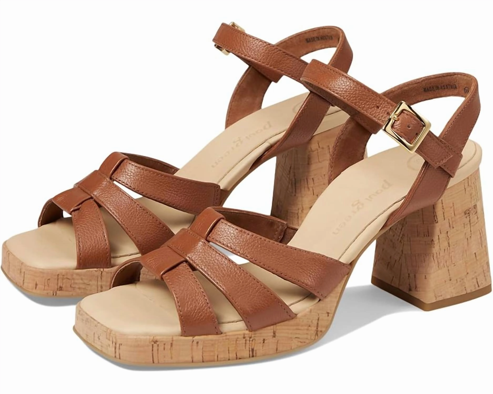 Women's Tina Heeled Sandal In Cognac