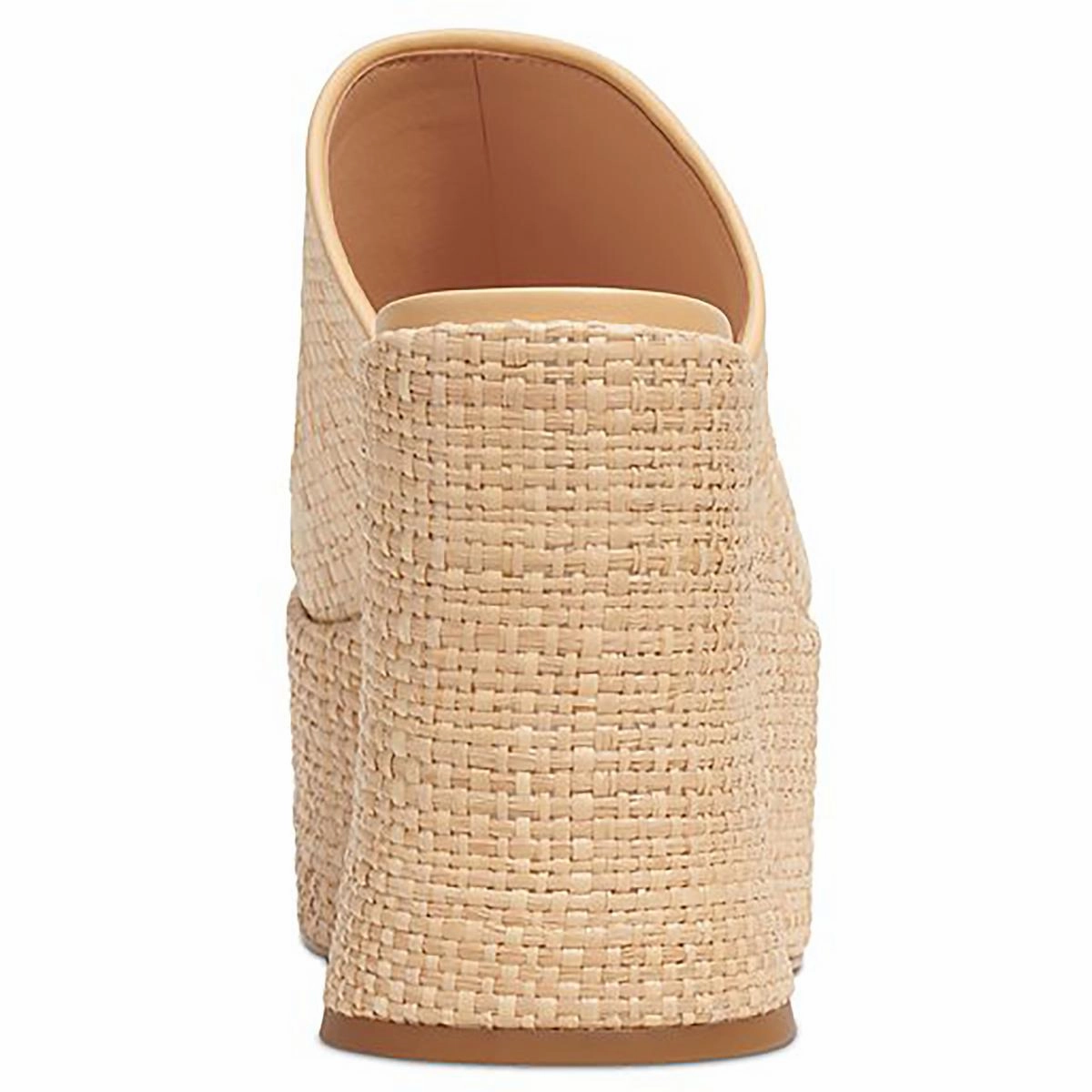 Womens Mules Square Open Toe Platform Sandals
