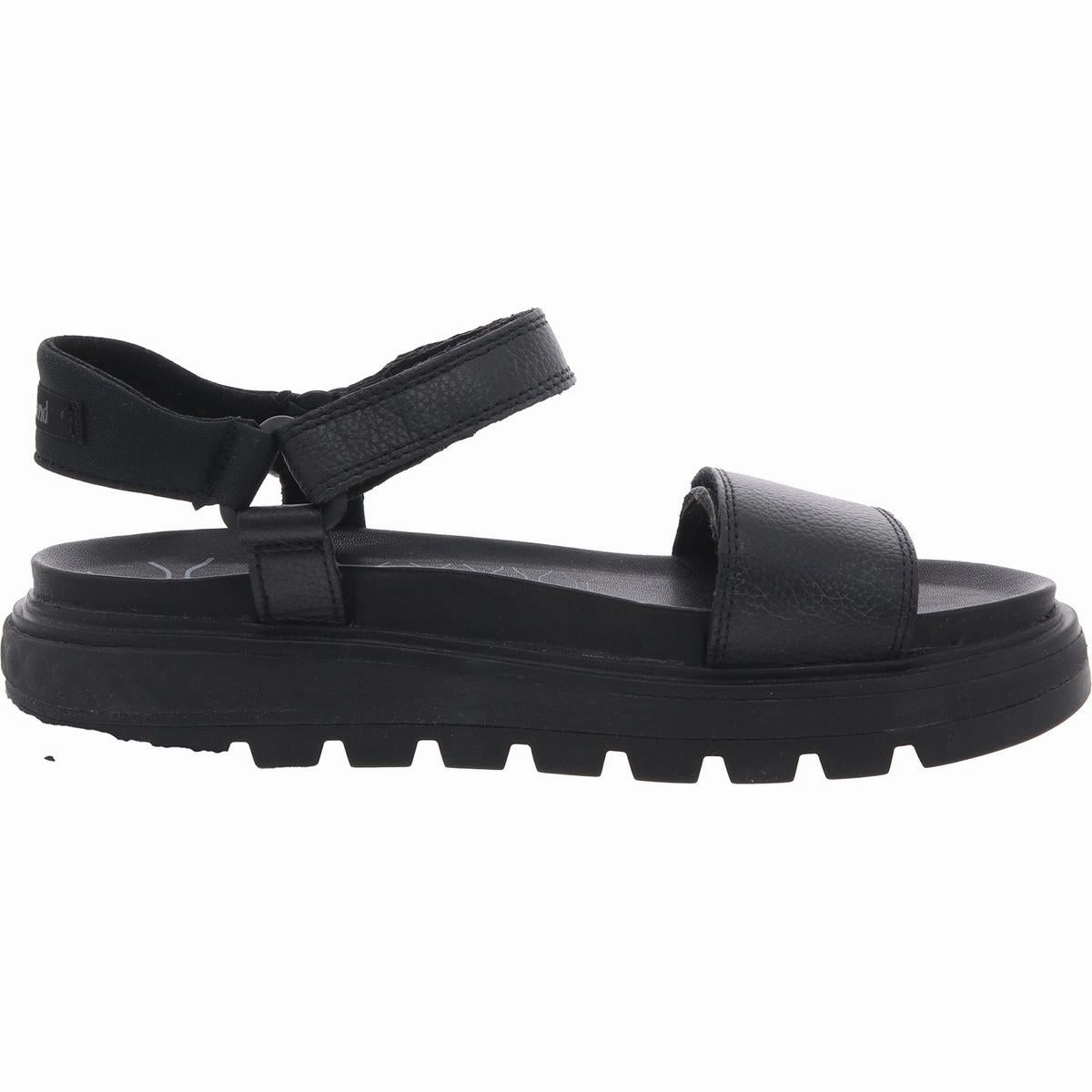 Womens Pebbled Leather Sport Sandals